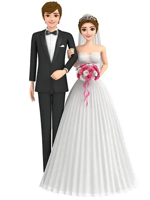 眼神拉丝母子婚礼新人离婚